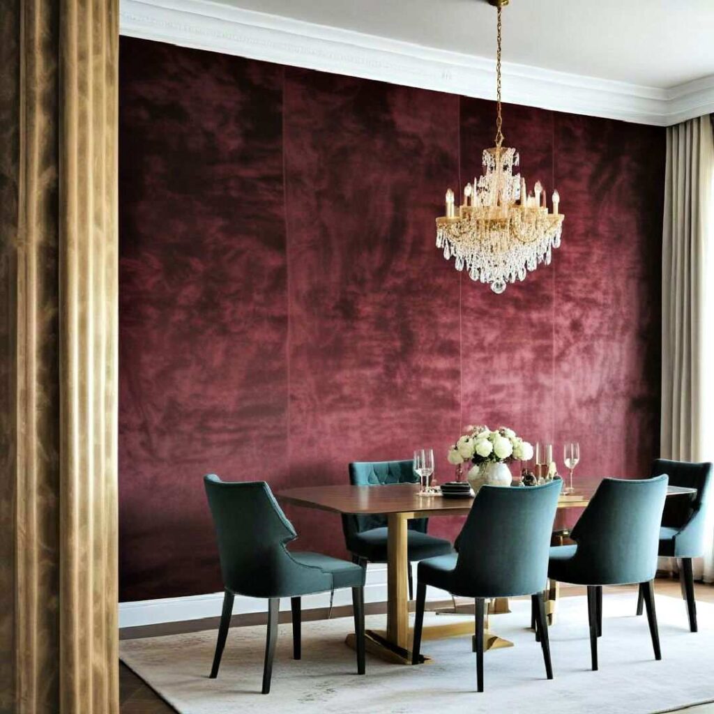 25 Dining Room Accent Wall Ideas for A Modern Touch — PlantWorksNYC - Textured Fabric Accent Wall In Apartment
