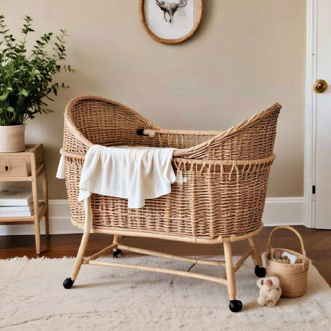 wicker bassinet
