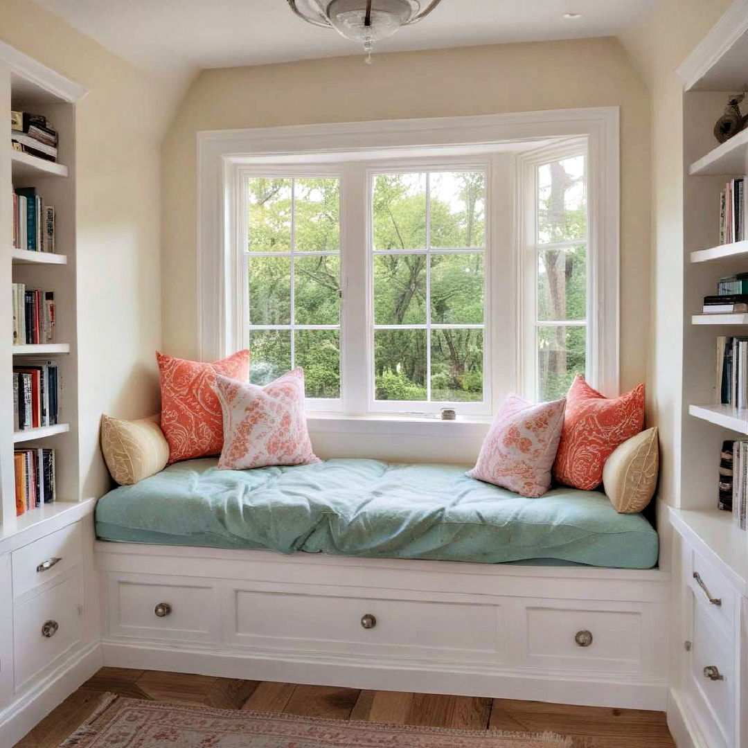 window seat bed nook