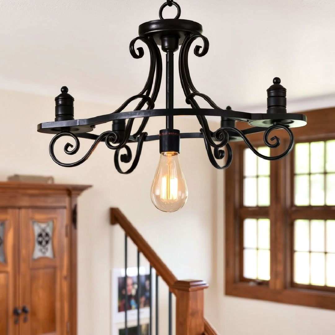 wrought iron accents