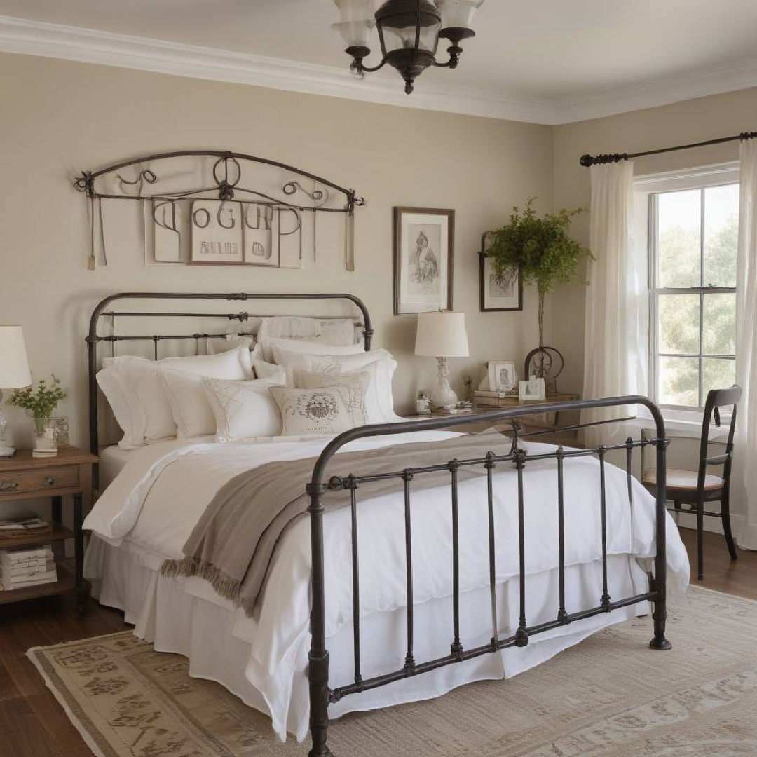 wrought iron bed frames